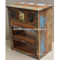 Armoire à tiroirs en bois recyclé